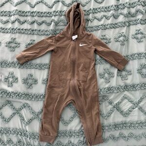 Nike Dark Green long Sleeve Hooded Onesie